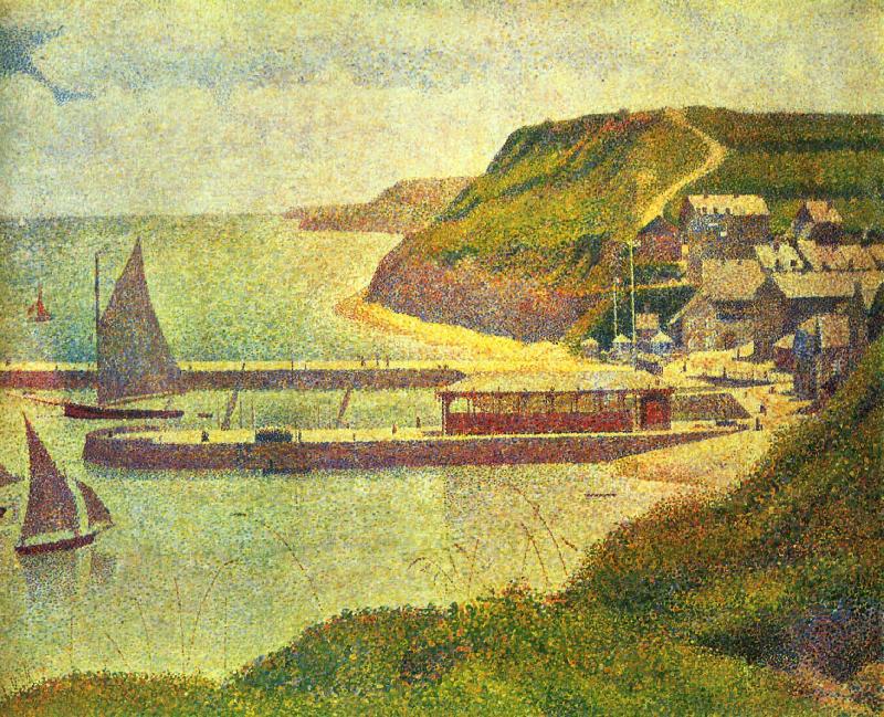 Georges Seurat Port en Bessin France oil painting art